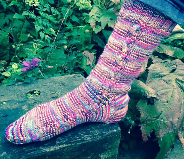 Simple Sock with Optional Cable Detail