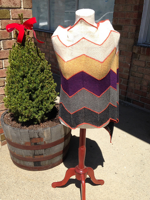 Sand Art Shawl