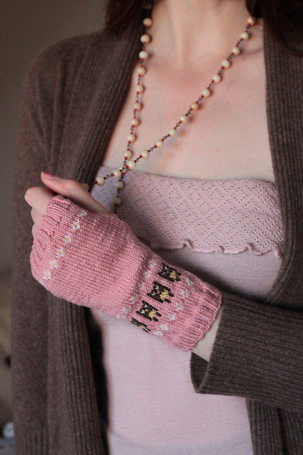 Owl Wrist Warmers