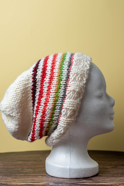 Stripey Beanie Hat