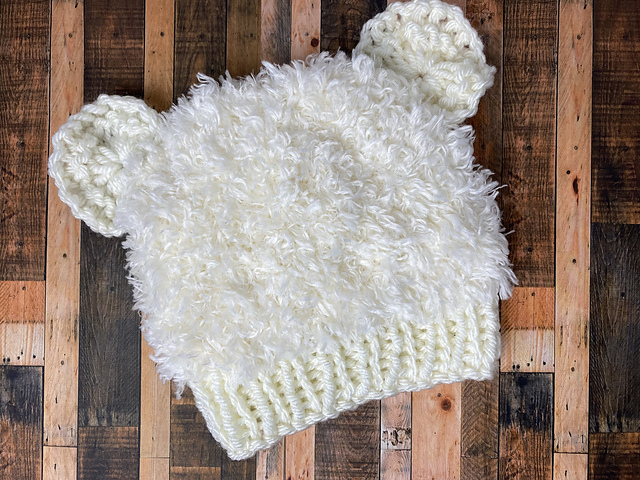 baby hat with ears