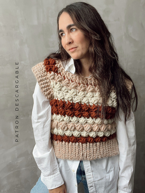 Patron Chaleco Circular Crochet Ravelry: Bubble Vest Pattern By