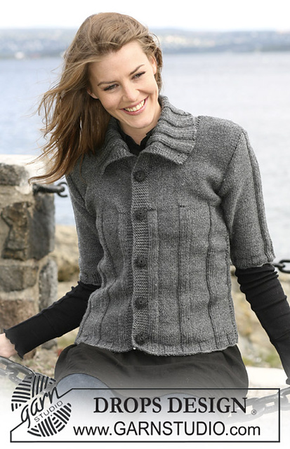 103-16 Jacket with rib with short or long sleeves