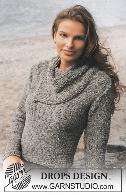 80-9 Pullover with large collar