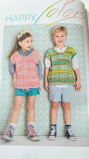 Ravelry: 01 Cabled vest pattern by Lana Grossa Studio