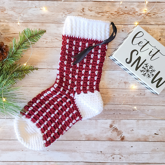 Fireside Christmas Stocking