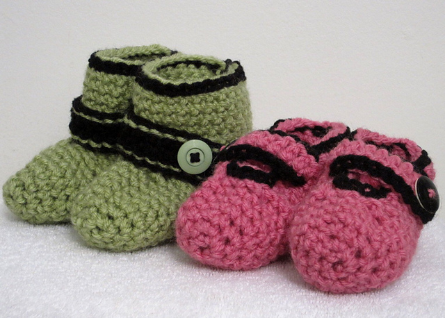 Toddler Slippers Two Ways (Mary Jane/Booties)