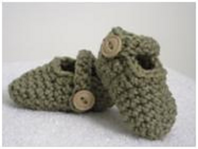 Infant size 0-2 Slippers (2 ways)