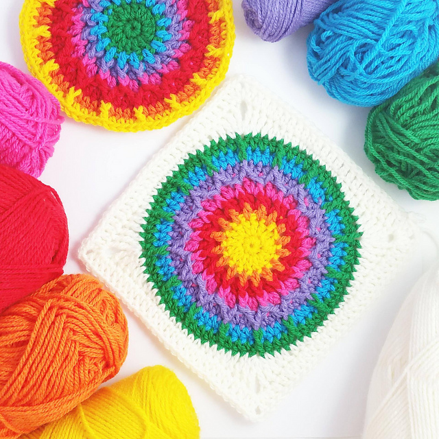 Kaleidoscope Granny Square