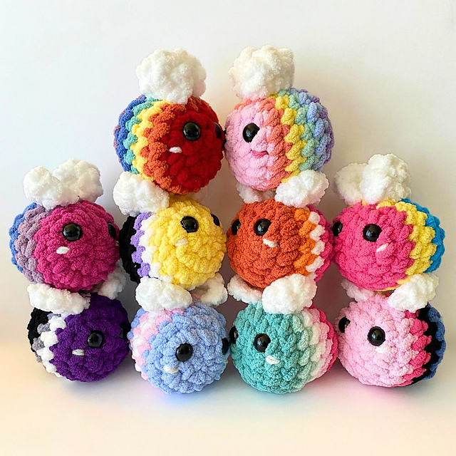 Little LGBTQ+ Pride Bees