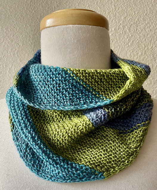 One Chevron Scrap Cowl