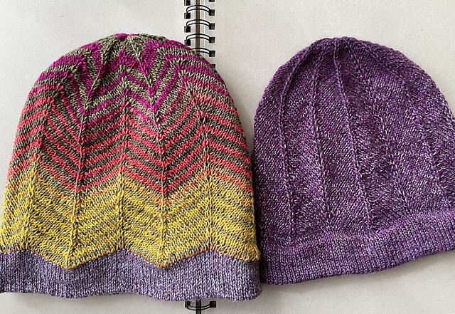 Chevron Sock Yarn Hat