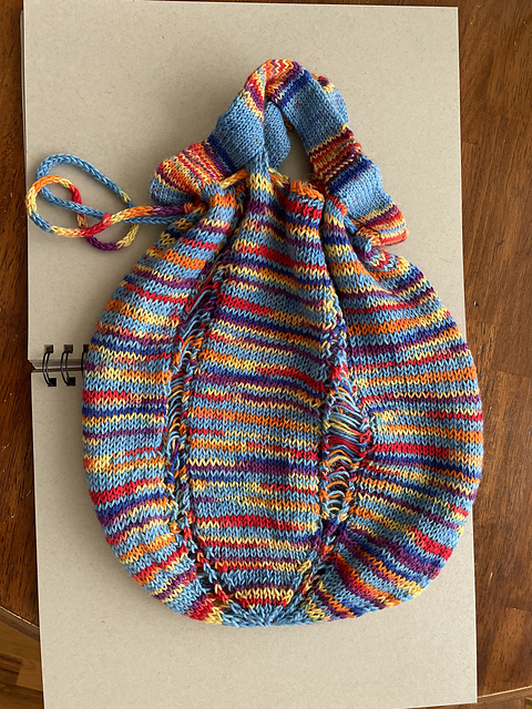 Urchin Sock Yarn Bag.