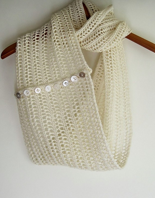 The Winter Forest Button-Up Scarf