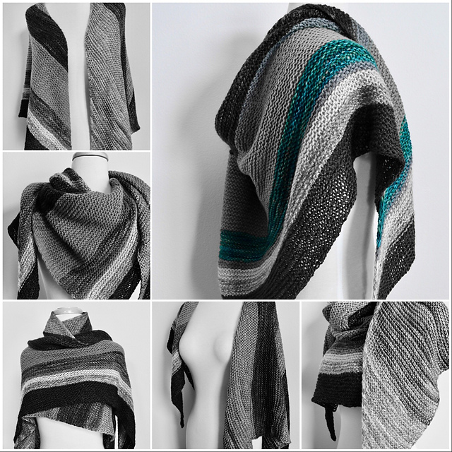 Garter Scrap Shawl