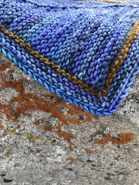 Stay-At-Home Auxiliary Mitered Square Scarf