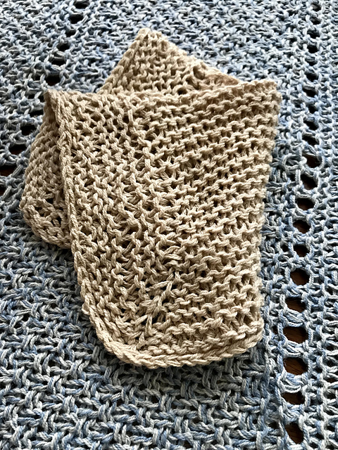 Simple Garter Dishcloth
