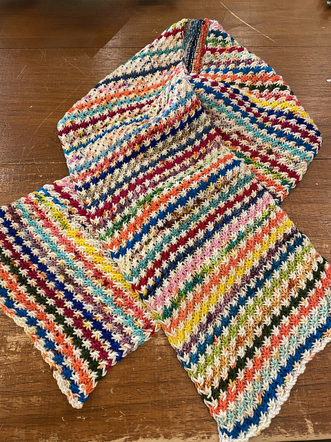 Star Stitch Scrap Buster Scarf