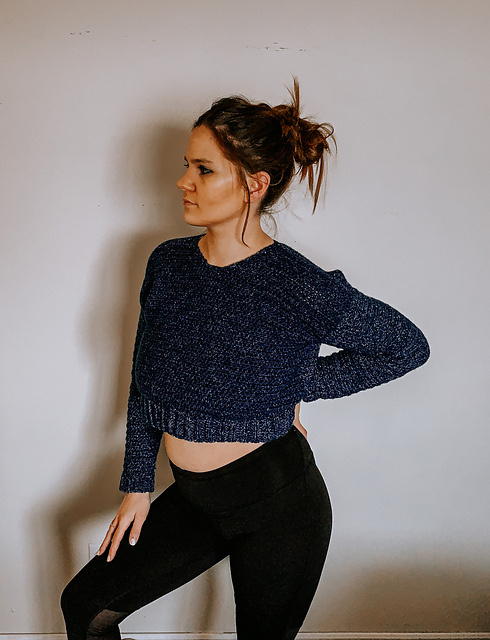 Simple Crop Sweater