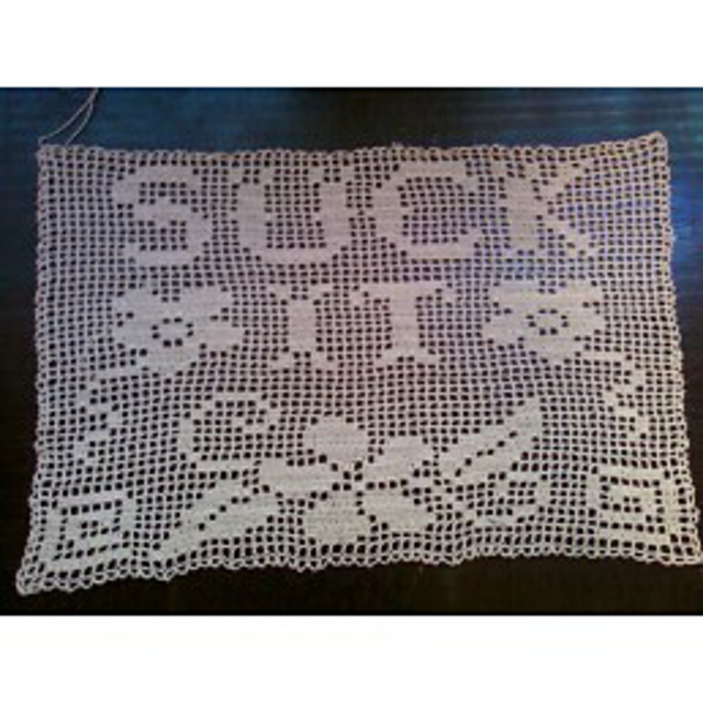 Suck It doily