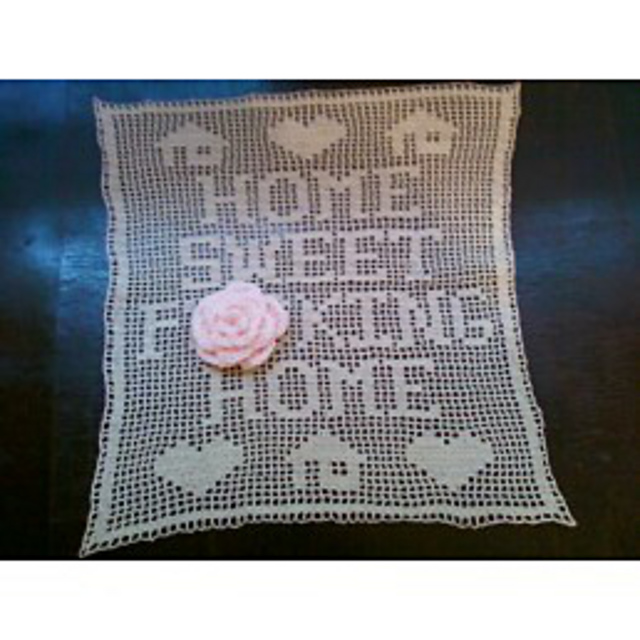 Home Sweet F-ing Home doily