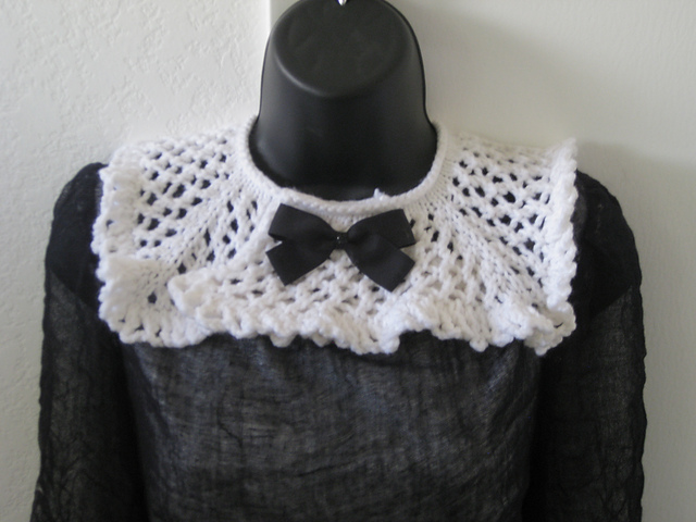 Ruffled Lace Yoke