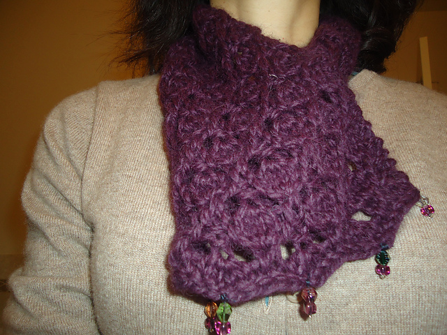 Jeweled Basket Scarf