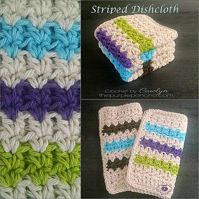 Striped Dishcloth