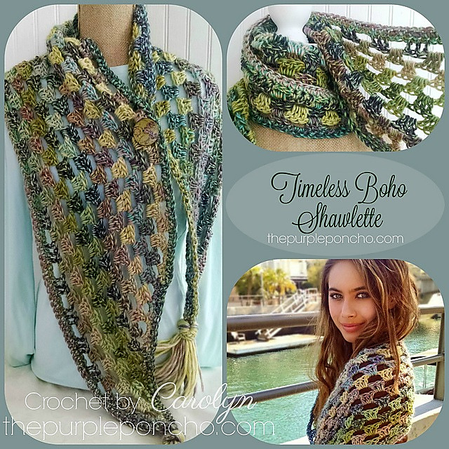 Timeless Boho Shawlette