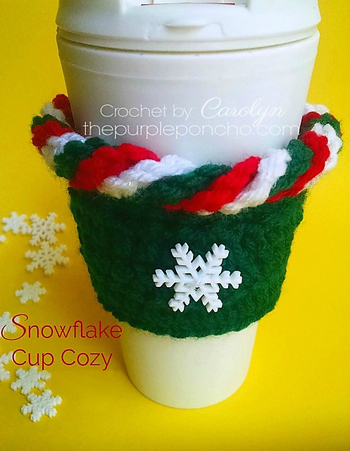 Snowflake Cup Cozy