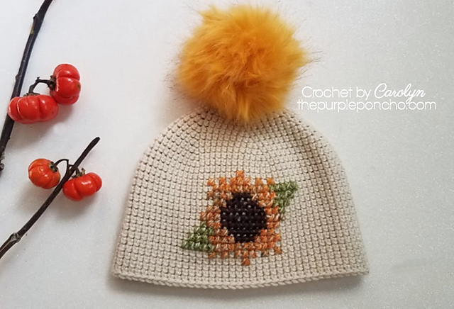 Sunflower Beanie