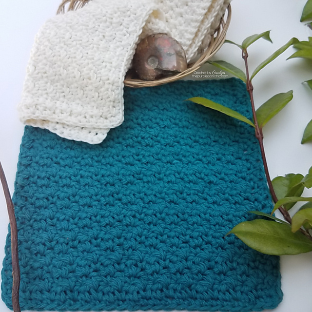 Lemon Peel Stitch Wash Cloth