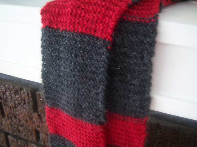 Plain Striped Scarf