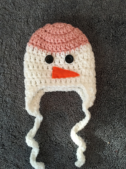 Newborn Snowman Hat