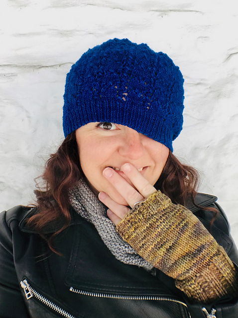 Snowdrop Lace Slouch Hat