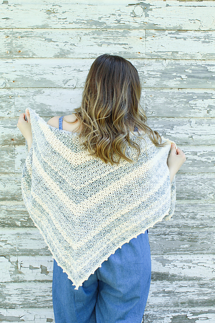 Tidal Mist Shawl