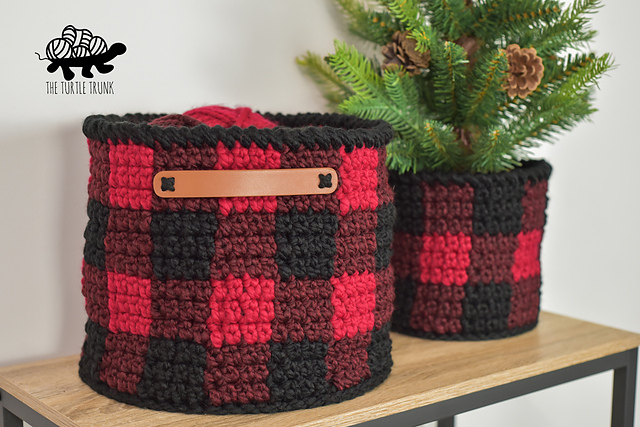 Plaid Basket