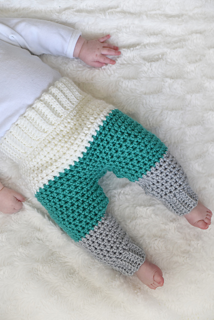 Color Block Baby Bottoms