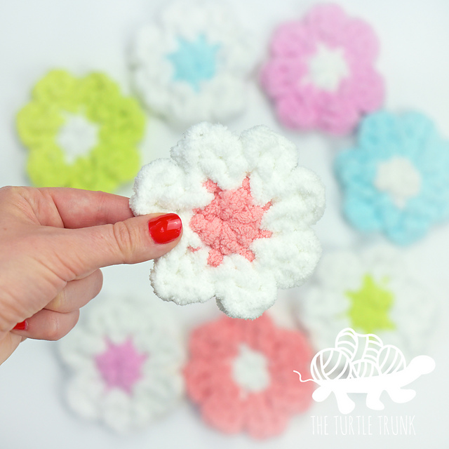 Flower Facial Scrubbies
