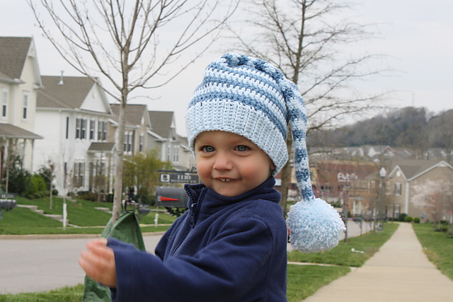 Stocking Hat with Ribbed Edge