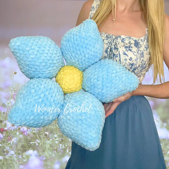 Forget-Me-Not Pillow