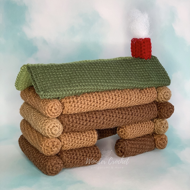 Log Cabin Amigurumi