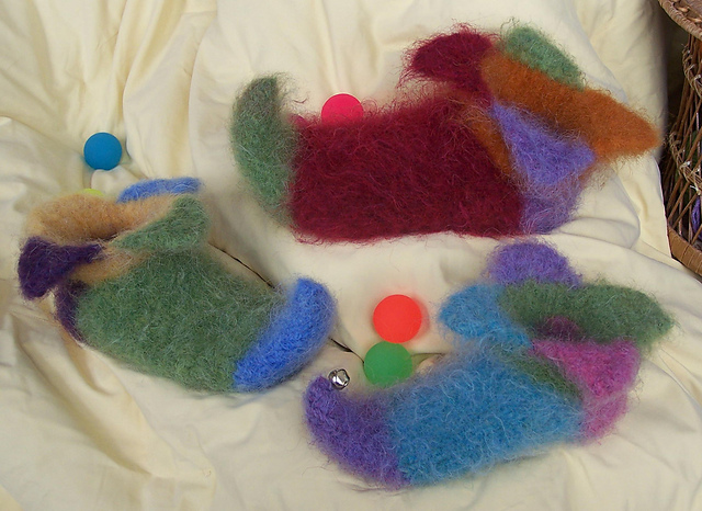 JA31 Wink Felted Elf Slippers
