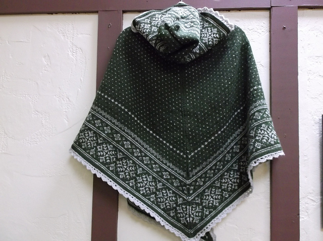 222R-4 Shawl with Hood