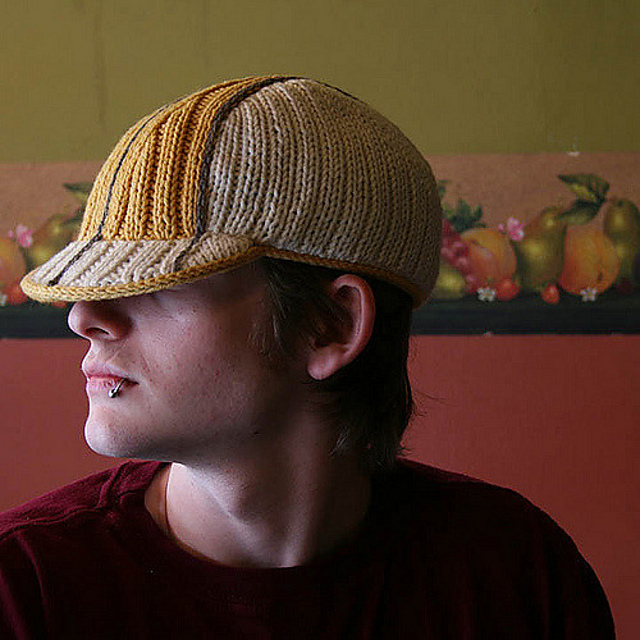 Ravelry Mercury Men's Cycling Cap pattern by Tony Limuaco