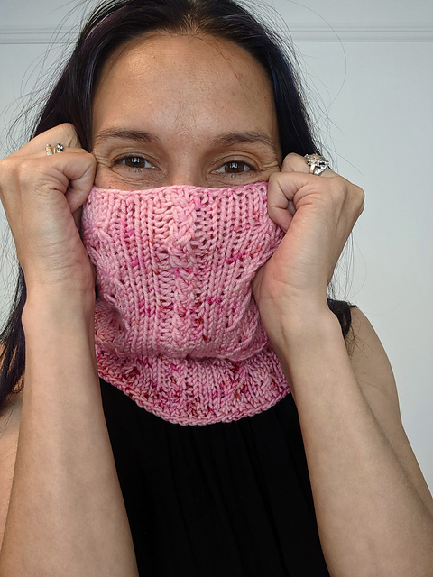 Braided Petals Cowl