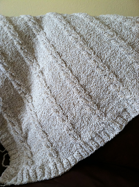 Cabled Blanket