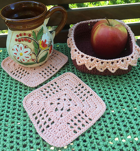 2in1 coaster with basket
