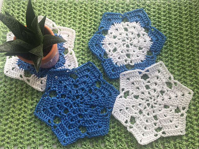 snowflake coaster