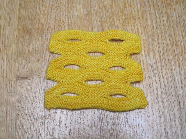 Slice Of Swiss Cheese Crochet Pattern